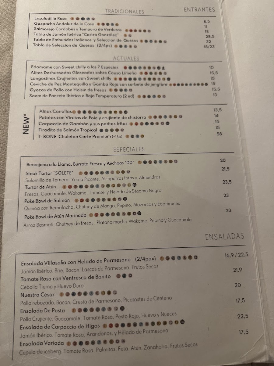 Villa Sofia Menu - Image 4